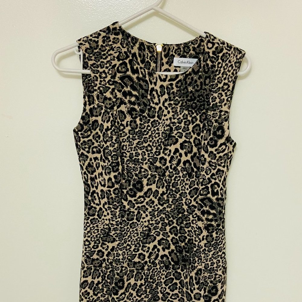 Calvin Klein Leopard Dress
